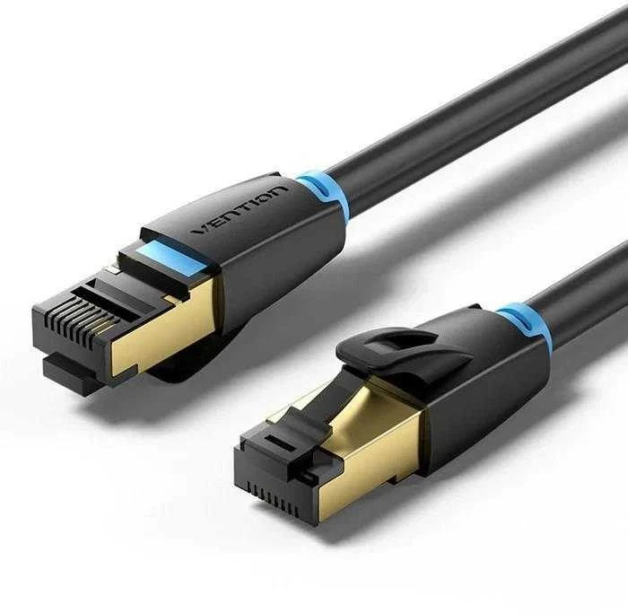 Vention 8 kategorija SFTP tinklo kabelio ventiliacija IKABH 2m Juodas