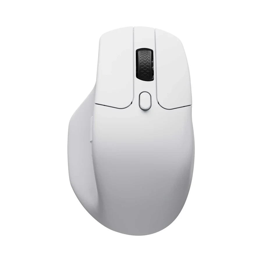 Belaidė kompiuterio pelė Keychron M6 1K (M6S-B72 All Silent Micro Switch) | 1000Hz | Balta