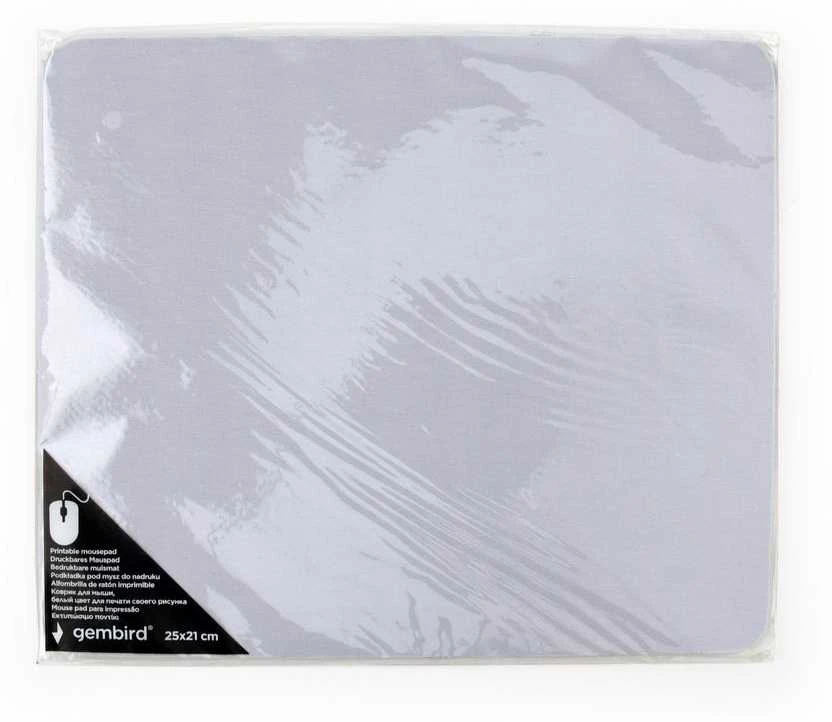 GEMBIRD Printable Pelės kilimėlis medium 250x210mm baltas
