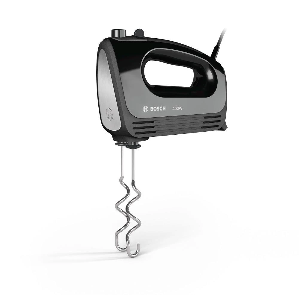 Plakiklis Bosch MFQ2420B Rankinis maišytuvas, CleverMixx, 400 W, Juoda, šiaušto nerūdijančio plieno