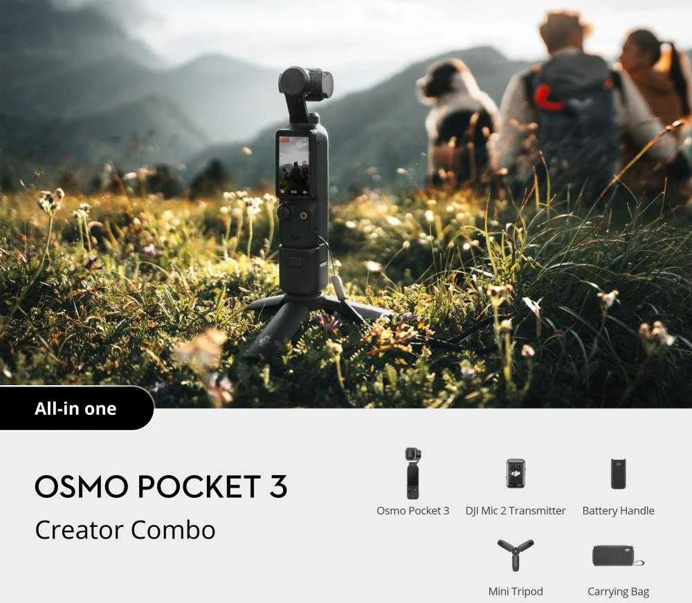 DJI Osmo Pocket 3 Creator Combo kamera