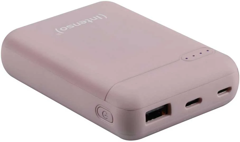 Intenso Powerbank XS10000 rose 10000 mAh su įsk. USB nuo A iki C tipo