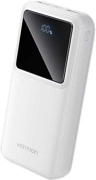 Vention Powerbank, ventiliacija, FHLW0, 20000 mAh, mikro USB, USB-C, 2xUSB-A, 22.5 W (balta)