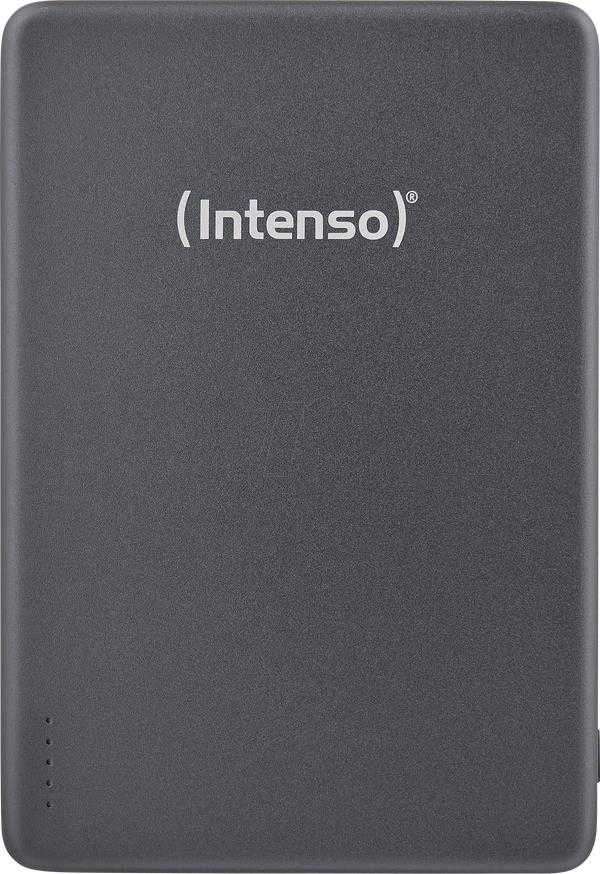 „Intenso Powerbank MW5000“ pilka 5000 mAh magnetinė belaidė baterija