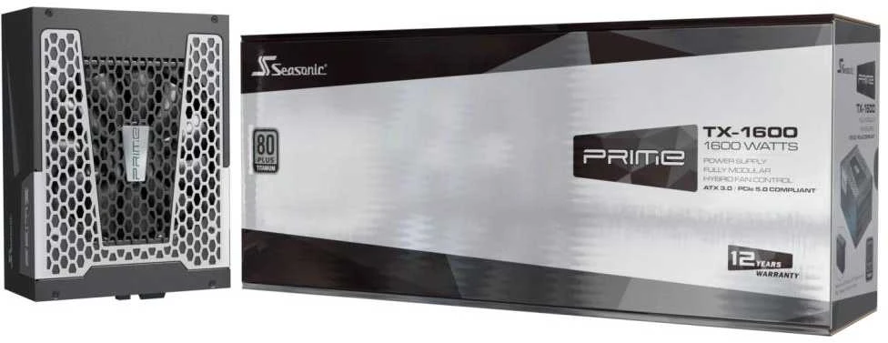 Seasonic Maitinimo blokas PRIME PX-1600 ATX 3.0, 80 PLUS Platinum sertifikatas