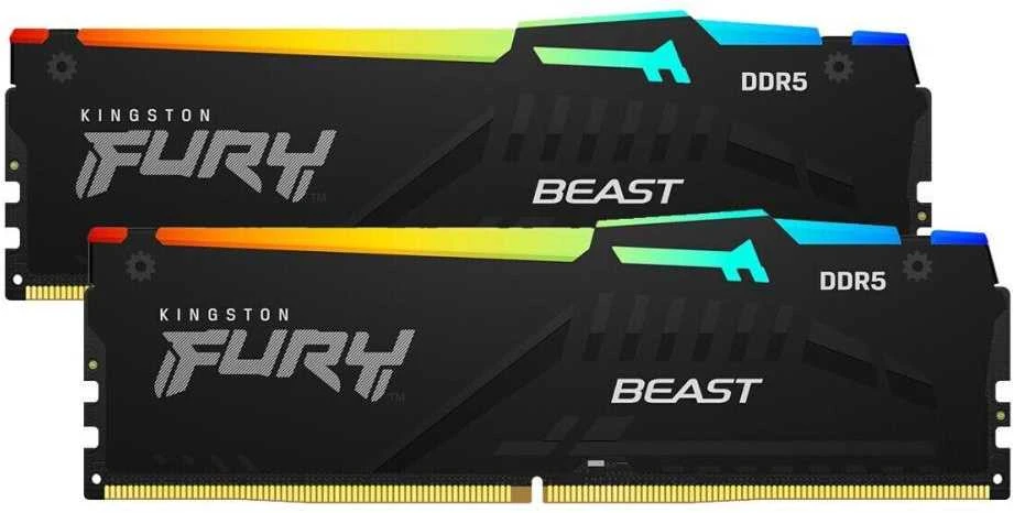 Kingston FURY Beast DDR5 RGB atminties modulių komplektas