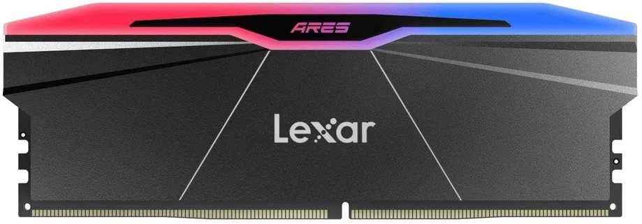 Lexar Ares DDR5 operatyvioji atmintis su RGB apšvietimu