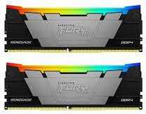RAM KINGSTON 32GB 3600MT/s DDR4 CL16 DIMM rinkinys iš 2 1Gx8 FURY Renegade RGB