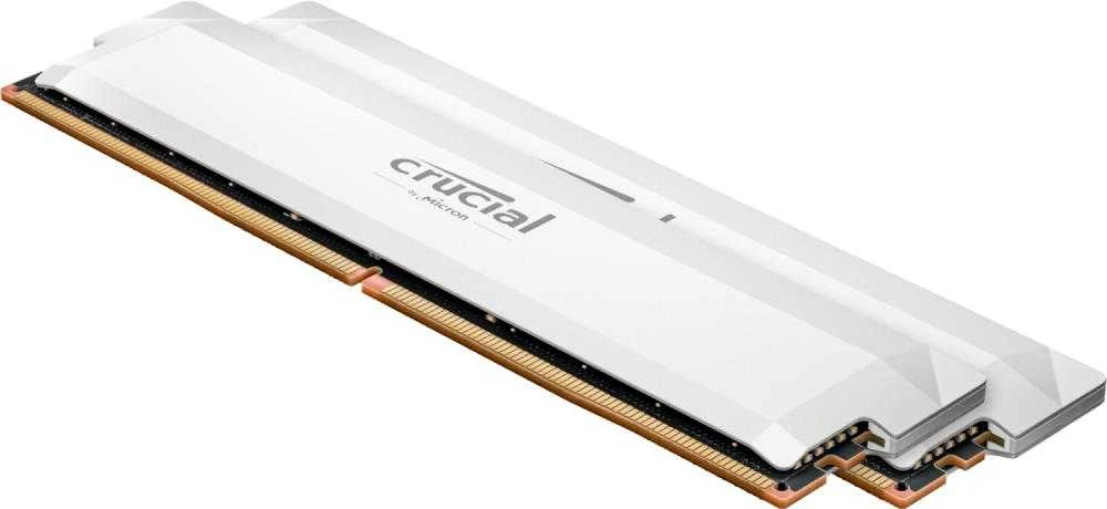 RAM „Crucial Pro Overclocking“ 64 GB [2 x 32 GB 6400 MHz DDR5 CL40 UDIMM] balta