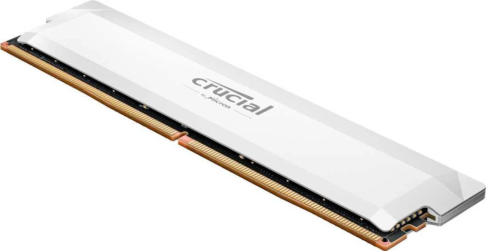 RAM Crucial Pro Overclocking 16GB [1x16GB 6400MHz DDR5 CL38 UDIMM] balta