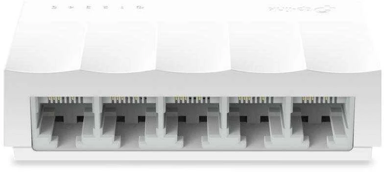 Šakotuvas TP-LINK LiteWave 5 prievadų 10/100M stalinio kompiuterio jungiklis 5 10/100M RJ45 prievadų darbalaukio plastikinis dėklas