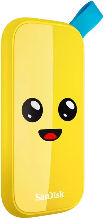 Kietasis diskas SanDisk Fortnite® nešiojamasis SSD diskas,Peely™ Edition – 1 TB