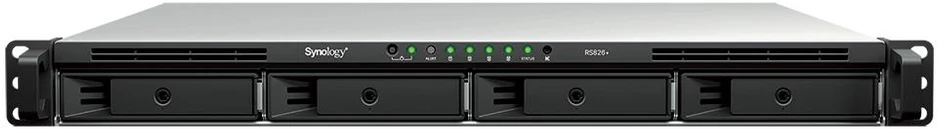 Serveris Synology Serwer nas rs826+ 4x0hdd ryzen v1500b 4gb 4x1gbe 3y
