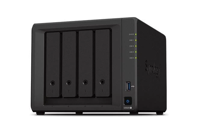 Serveris SYNOLOGY DiskStation NAS DS920+ 4-Bay J4125 4GB DDR4