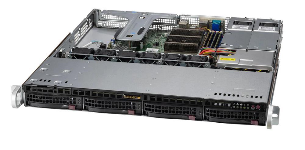 Serveris Supermicro Barebone UP SuperServer 1U Single Sockel 1200 SYS-510T-MR