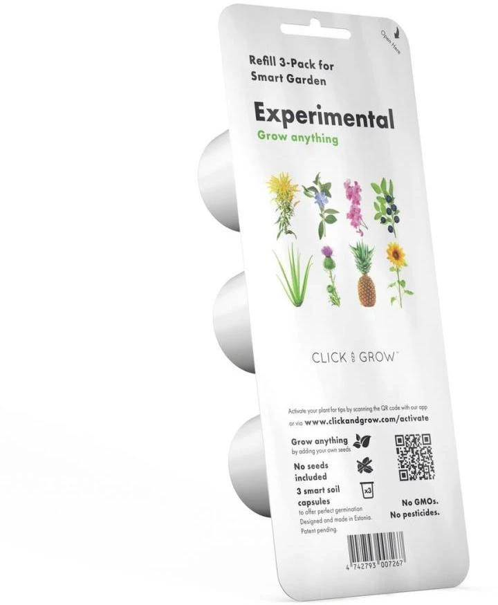 Click Grow Click And Grow SMART HOME EXPERIMENTAL REFILL/3-PACK EX-REFILL-3 CLICK&GROW