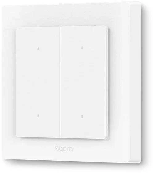 Aqara H2 Išmanus 4 mygtukų 2 kanalų zigbee, Thread jungiklis (WS-K08D)