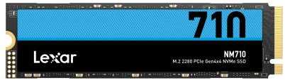 Lexar | M.2 NVMe SSD | NM710 | 500 GB | SSD form factor M.2 2280 | Solid-state drive sąsaja PCIe Gen4x4 | Skaitymo greitis 5000 MB/s | Rašymo greitis 2600 MB/s