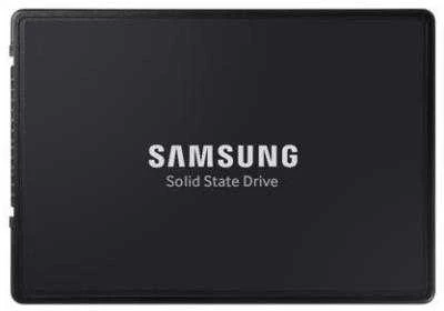 SSD SAMSUNG SSD series PM9A3 7.68TB PCIe Gen4 NVMe Rašymo greitis 4000 MBytes/sec Skaitymo greitis 6800 MBytes/sec Form Factor U.2 MTBF 2000000 hours MZQL27T6HBLA-00A07