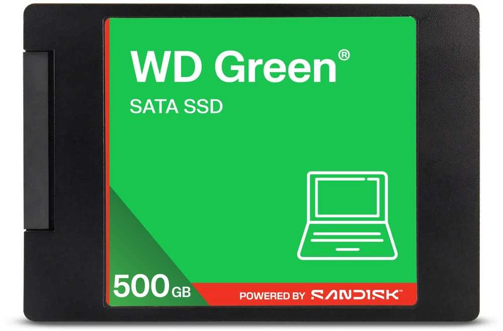 Western Digital SSD WD Žalias 500GB 2.5" SATA