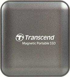 TRANSCEND 2TB Išorinis kietasis diskas SSD ESD420C USB 20Gbps Type C Magsafe Gray Steel