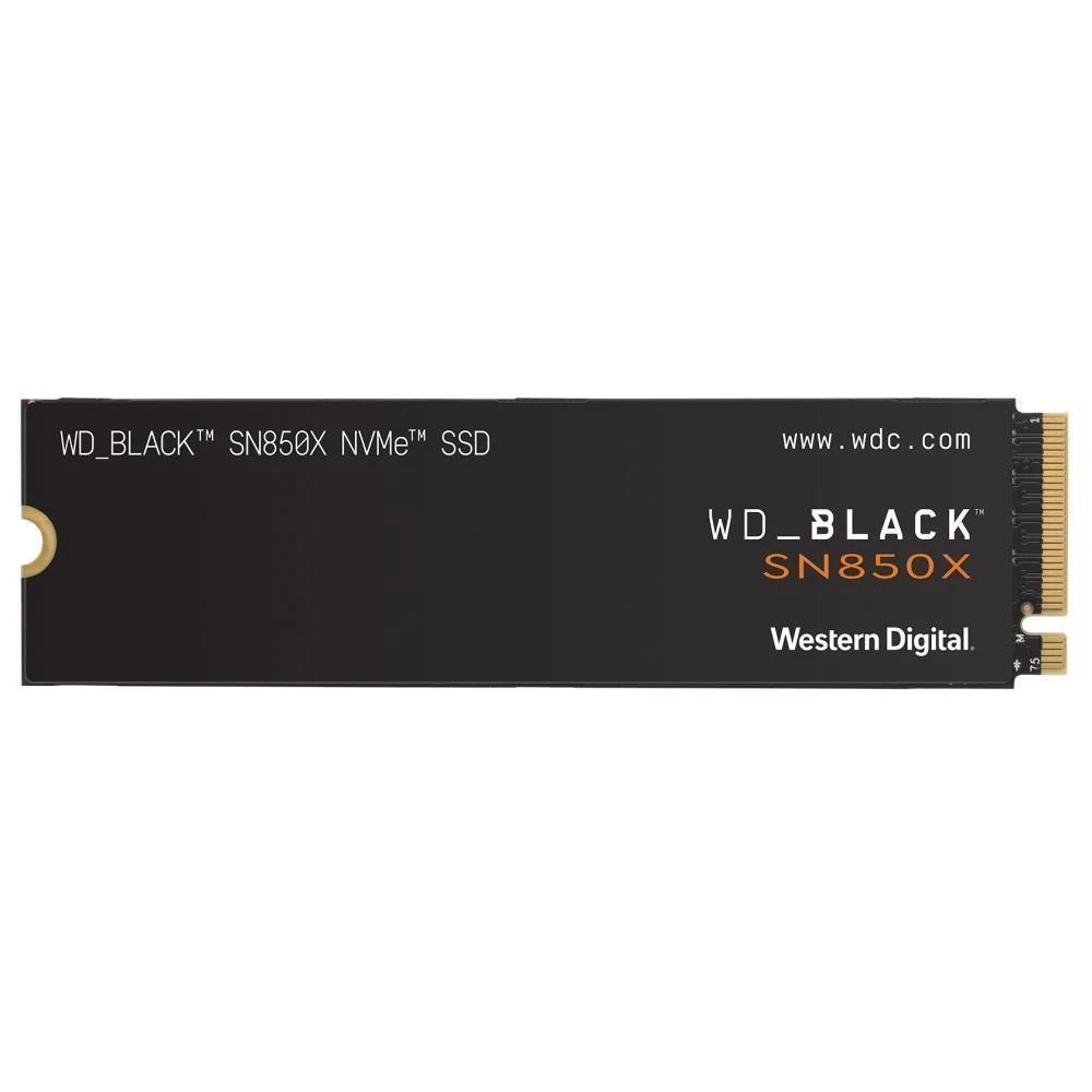 WD Juodas 1TB SN850X NVMe SSD itin greitas PCIe Gen4 x4 M.2 su vidiniu radiatoriumi, vienoje pakuotėje, maitinamas „SANDISK“