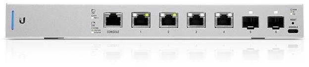 Šakotuvas UBIQUITI US-XG-6POE Ubiquiti US-XG-6POE 10GbE 6 prievadų (4x RJ45, 2xSFP+) komutatorius su 802.3bt PoE++