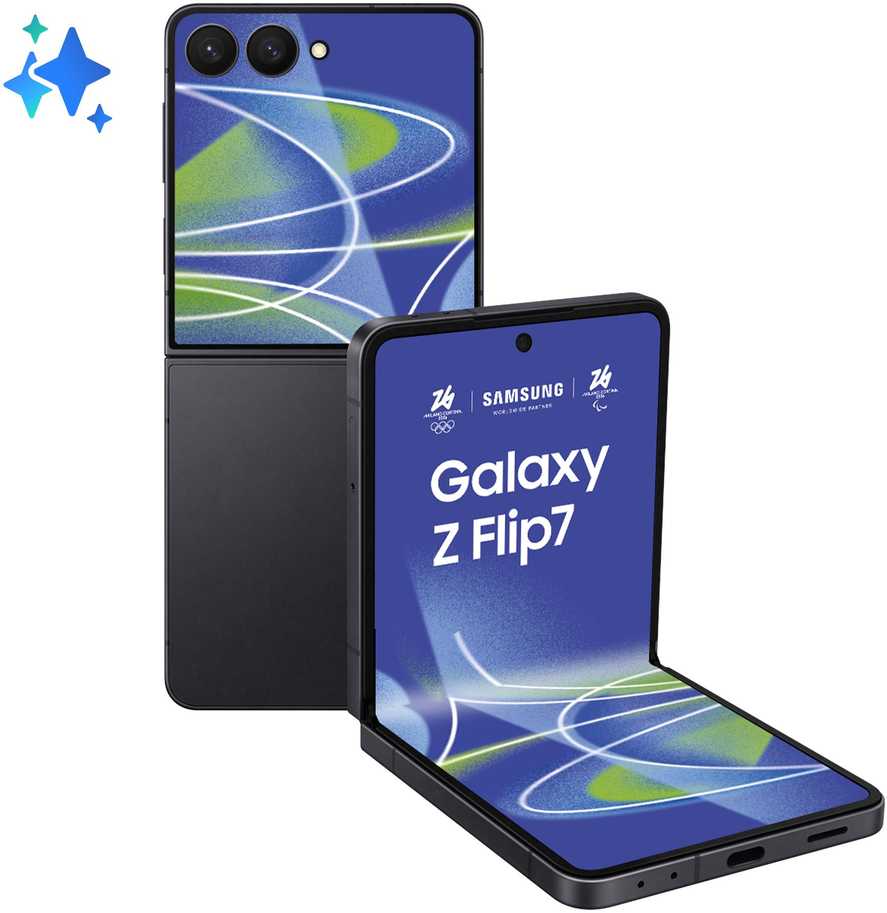 SAMSUNG Galaxy Z Flip7 5G 12/512GB Jetblack