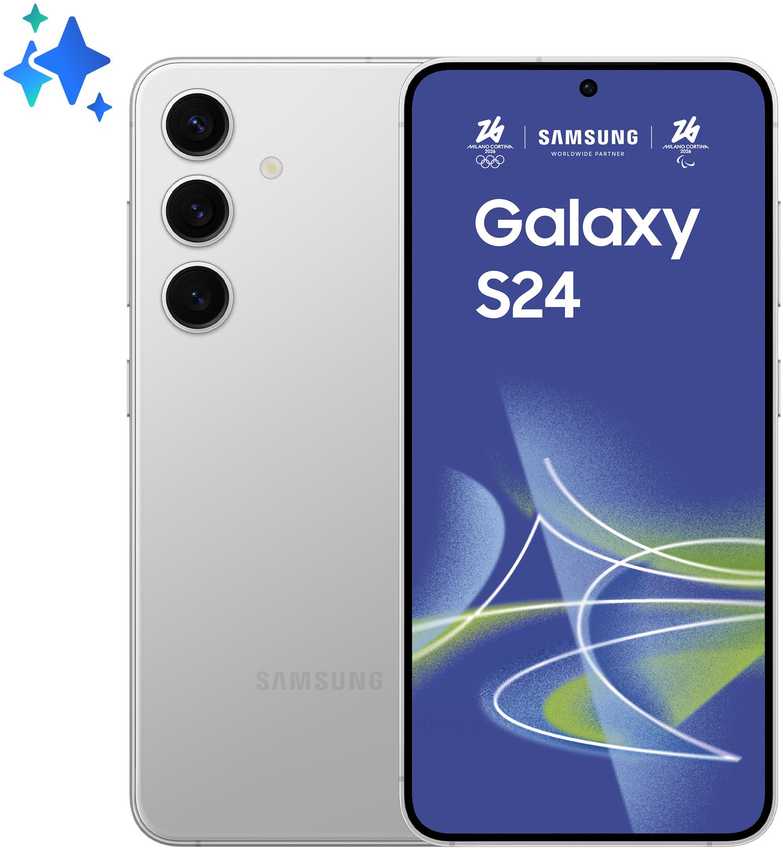 Išmanusis telefonas Samsung Galaxy S24, 128GB, Marmuro pilkos spalvos