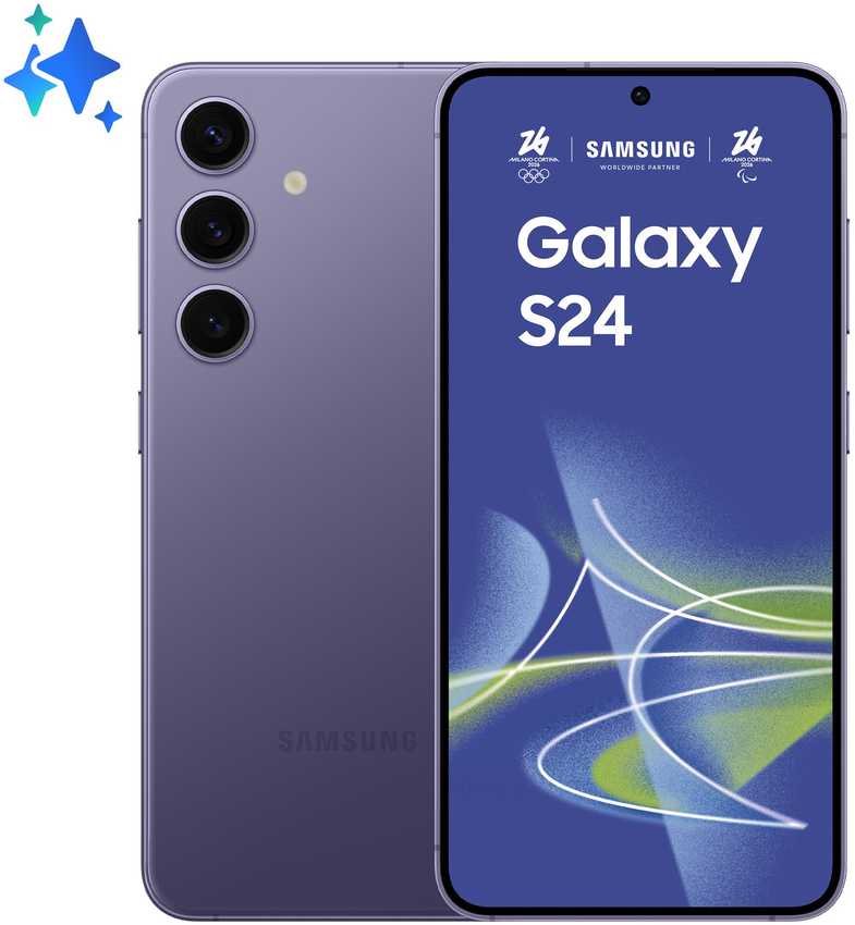Išmanusis telefonas Samsung Galaxy S24, 128GB, Kobalto violetinės spalvos