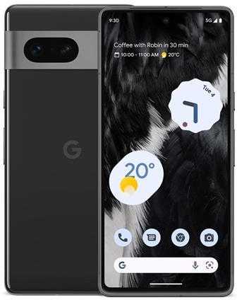 Google Pixel 7 5G Android išmanusis telefonas su 8/128 GB atmintimi, Juodos spalvos