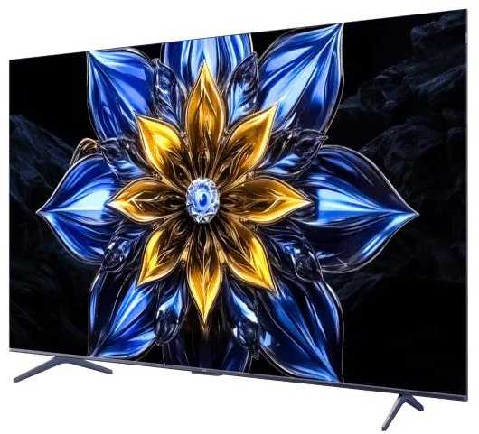 Televizorius TCL 4K QLED TV | 55T8C | 55 | Smart TV | Google TV | Juodas