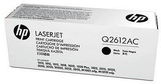 Hewlett Packard (HP) HP Q2612A cartridge, juodas