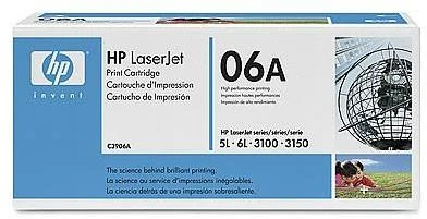 Hewlett Packard (HP) Hewlett-Packard C3906A Juodas