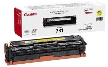 „Canon“ rašalo kasetė 731, geltona