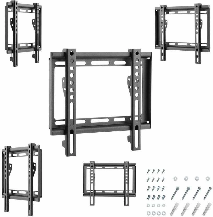 Gembird | Sieninis laikiklis | WM-42F-04 | Fiksuotas | 23-42 " | Juodas