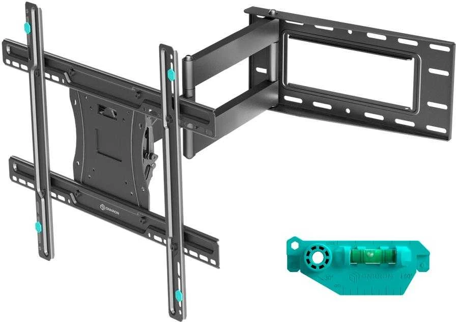 ONKRON pakreipiamas ir pasukamas televizoriaus laikiklis 40"-75" televizoriams, maks. 68 kg, juodas