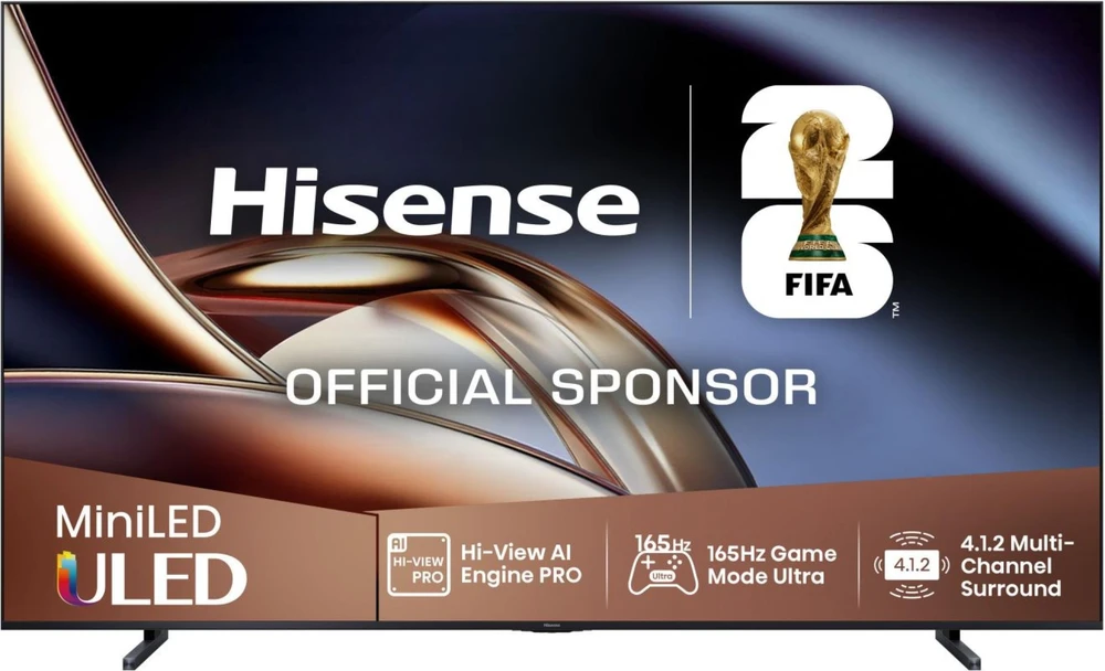 3T6M Hisense televizorius HISENSE 100" 100U8Q Mini LED 165 Hz 4K Dolby Vision Atmos