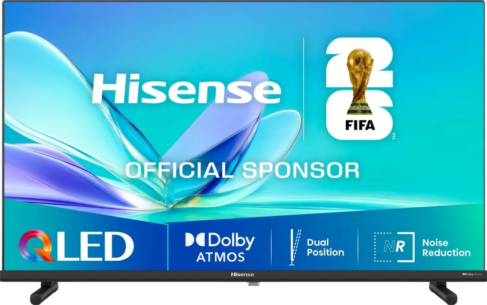 „HISENSE 32A5Q“ 32 colių QLED „FullHD“ vaizdo kokybės televizorius su „OS“ 60 Hz „Dolby Atmos“ vaizdo kokybe.