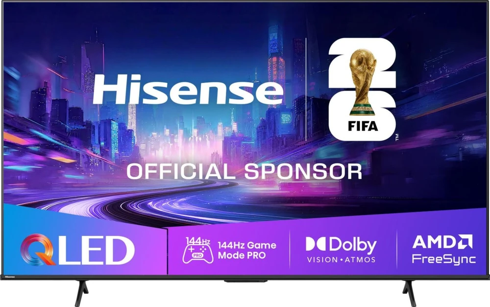 „Hisense 85E7Q PRO“ 85 colių QLED televizorius su 144 Hz 4K raiška ir „Dolby Vision Atmos“ technologija