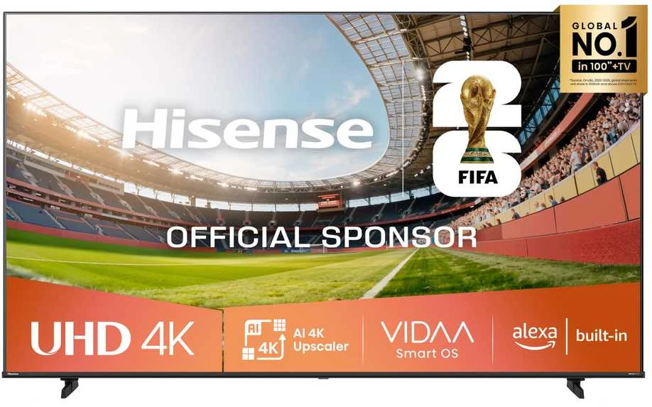 „Hisense 4K“ televizorius | 85A6Q | 85 | Išmanusis televizorius | VIDAA | UHD | Juodas