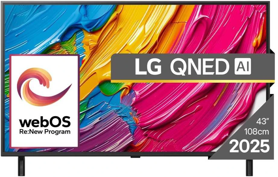 75 colių LG 75QNED80A3A 4K išmanusis Televizorius 2025