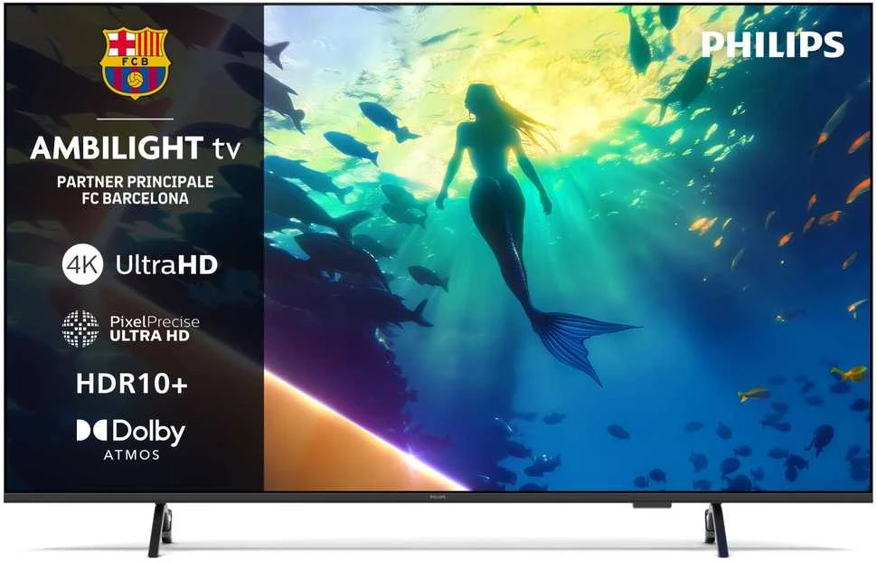 Televizorius Philips 43PUS8010/12 | 43 | Smart TV | TITAN OS | UHD | Juodas