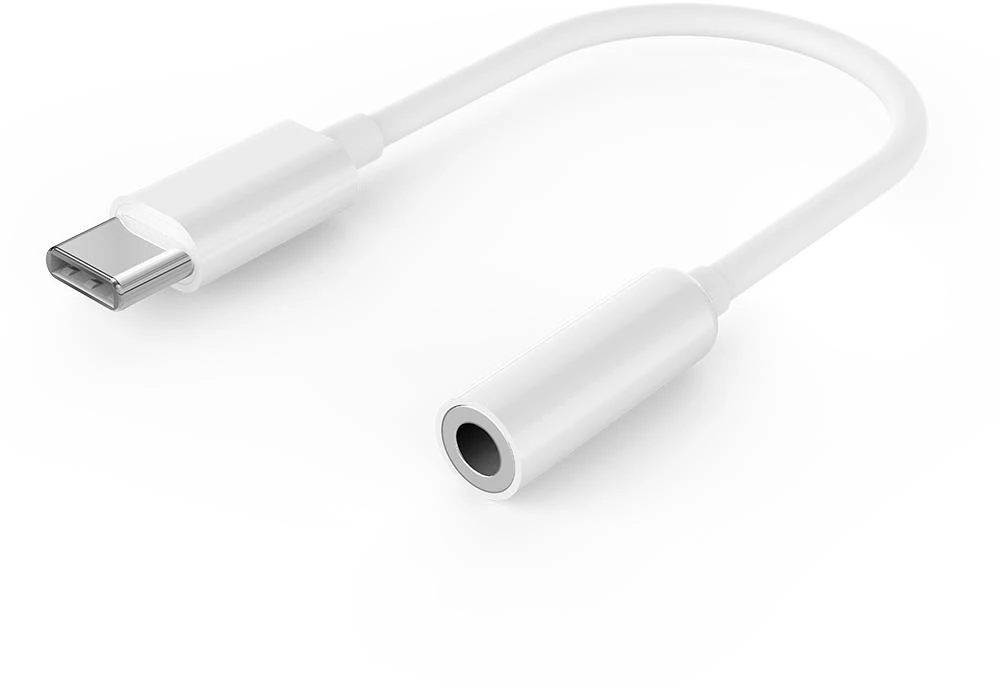 Gembird Cablexpert | USB C tipo kištuko ir stereo 3,5 mm garso adapterio laidas, Baltas | A-CM-3.5F-01