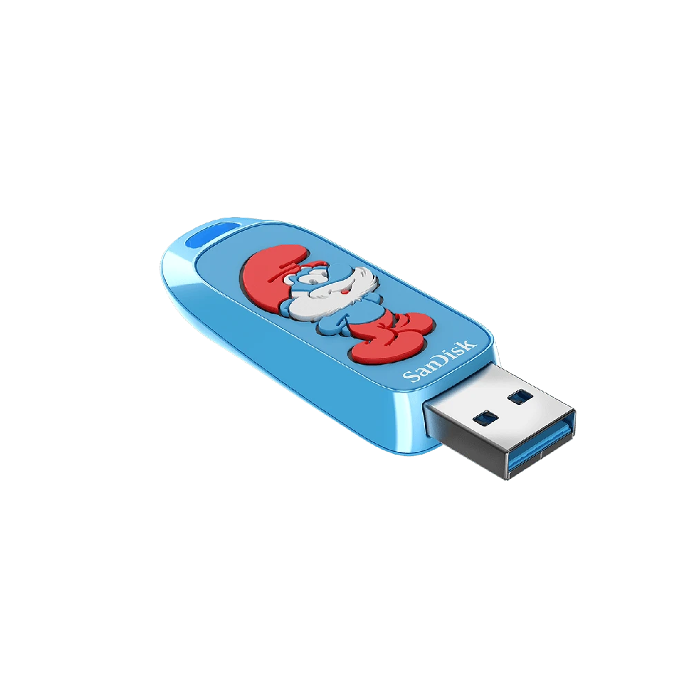 USB laikmena Sandisk Papa Smurf Edition, 64 GB (SDCZIS-064G-G46)