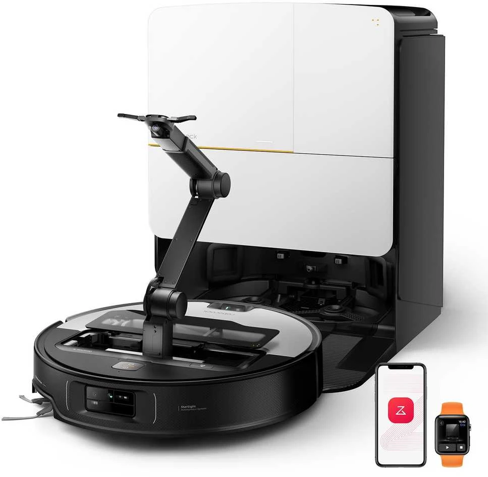 Roborock Saros Z70 robotas dulkių siurblys, baltas