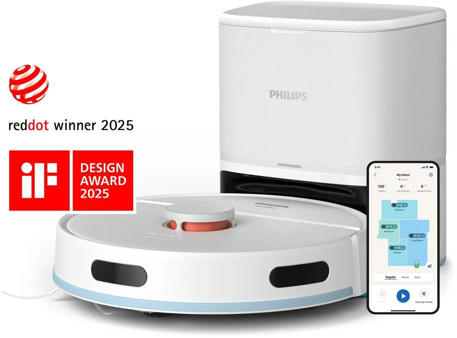 Dulkių siurblys-robotas Philips 2000 Serija XU2100/20, Baltas
