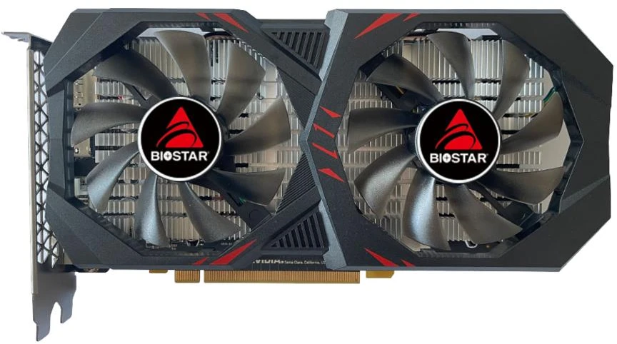 Vaizdo plokštė BIOSTAR NVIDIA GeForce GTX 1660 TI, 6 GB, GDDR6