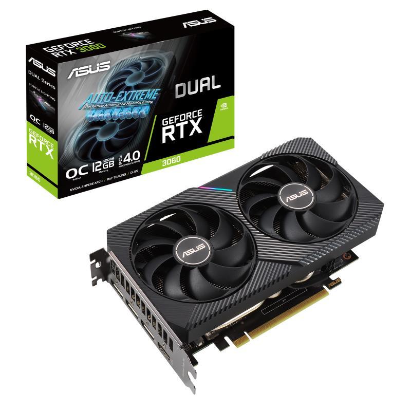 Vaizdo plokštė ASUS NVIDIA GeForce RTX 3060 12 GB GDDR6