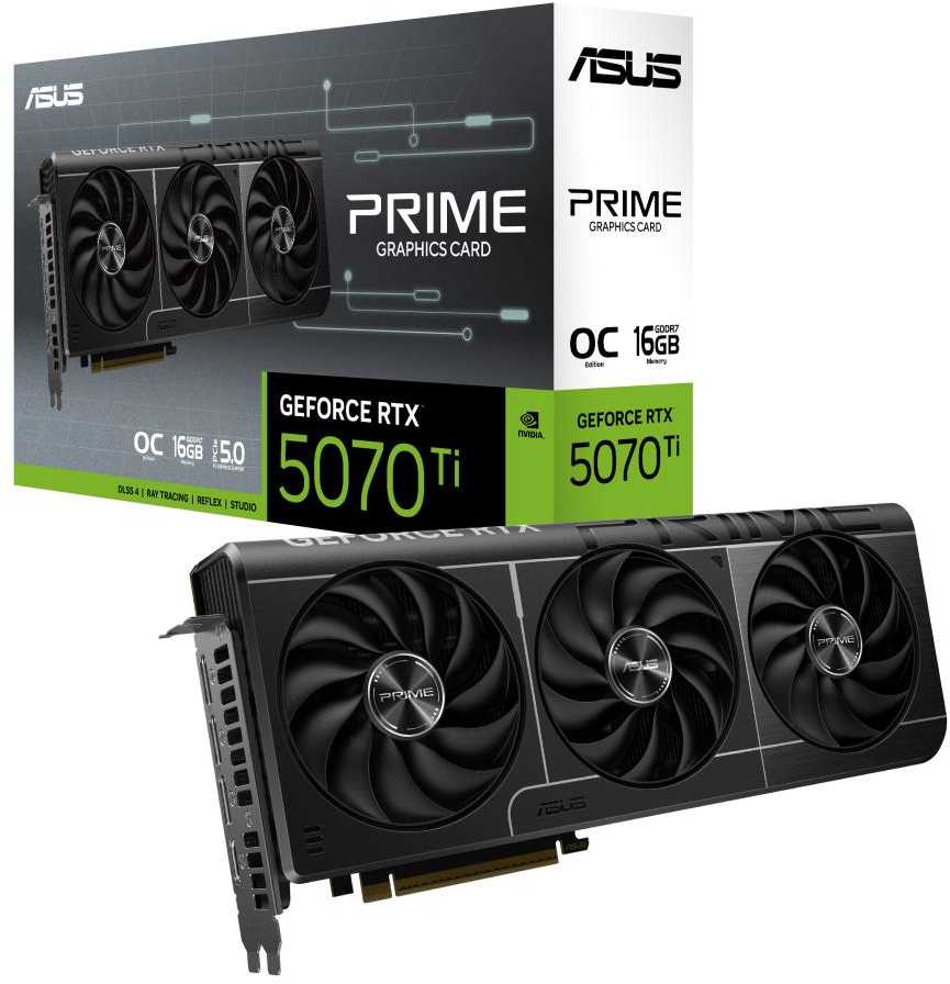 Vaizdo plokštė ASUS Prime GeForce RTX 5070 Ti 16GB